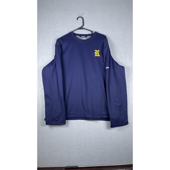 Marucci Shirt Mens XL Navy Performance Long Sleeve Crewneck Baseball R Logo - Picture 1 of 8